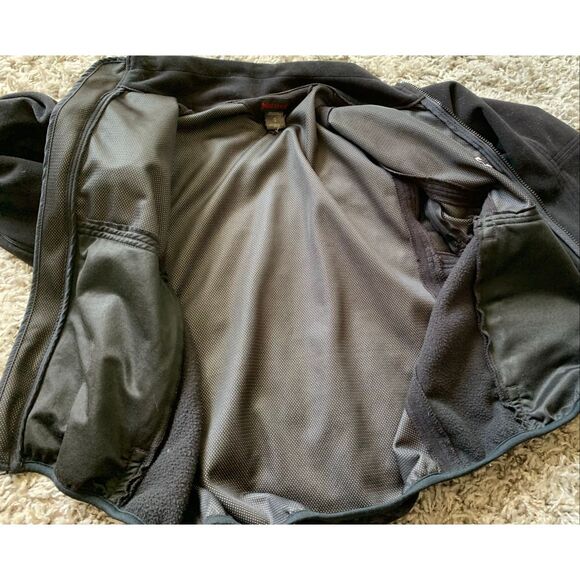 Marmot Black Windstopper Full Zip Gorpcore Fleece Jacket Coat men’s M - Picture 4 of 10